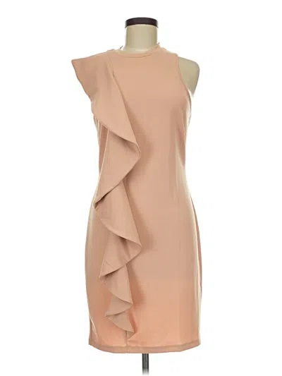 Pre-owned Venus Cocktail Dress In Brown