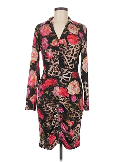 Pre-owned Venus Cocktail Dress In Brown