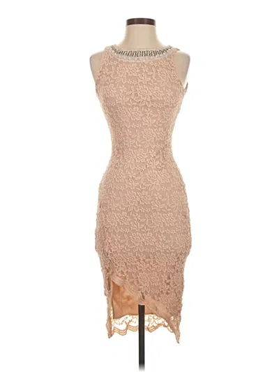 Pre-owned Venus Cocktail Dress In Brown