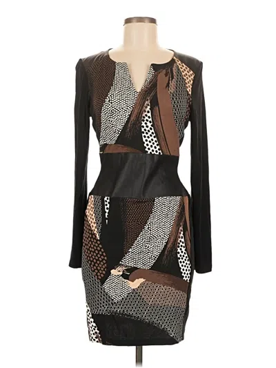 Pre-owned Venus Cocktail Dress In Brown