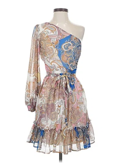 Pre-owned Venus Cocktail Dress In Brown