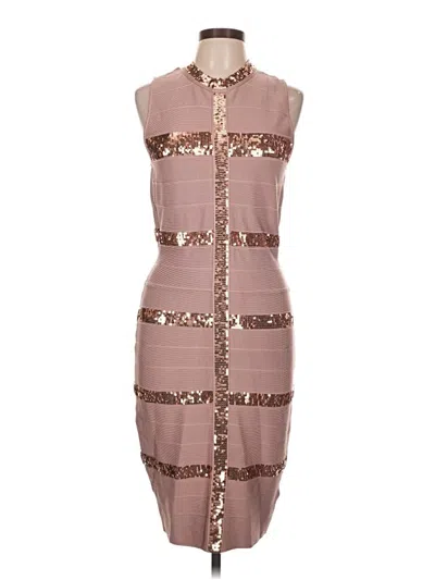 Pre-owned Venus Cocktail Dress In Brown