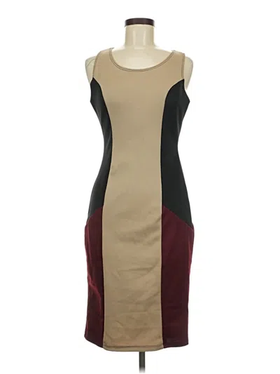 Pre-owned Venus Cocktail Dress In Brown