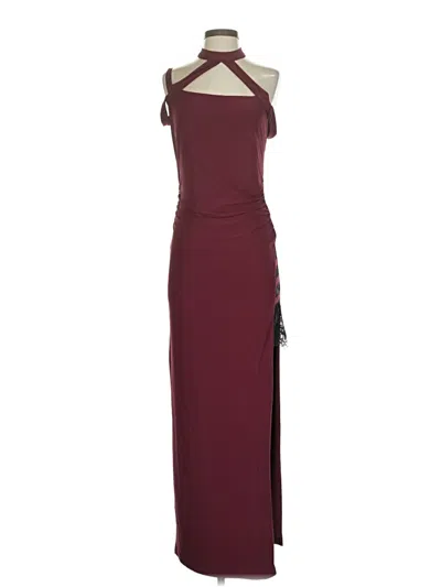 Pre-owned Venus Cocktail Dress In Burgundy