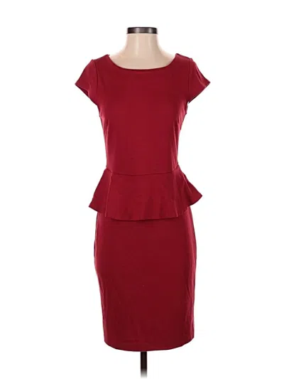 Pre-owned Venus Cocktail Dress In Burgundy