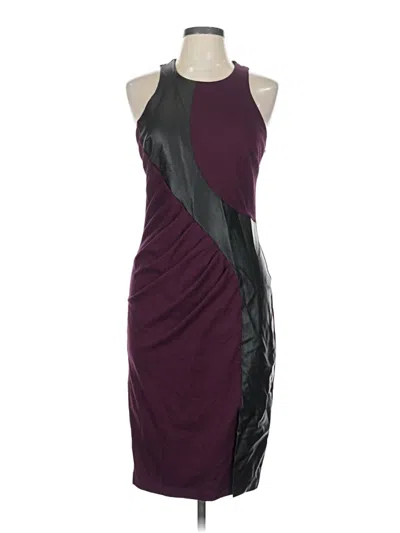 Pre-owned Venus Cocktail Dress In Burgundy