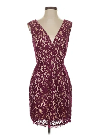 Pre-owned Venus Cocktail Dress In Burgundy