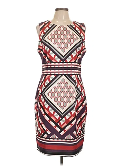 Pre-owned Venus Cocktail Dress In Burgundy
