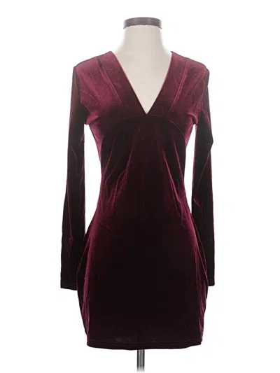 Pre-owned Venus Cocktail Dress In Burgundy