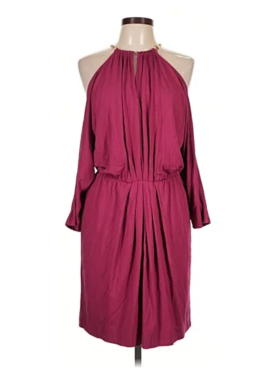 Pre-owned Venus Cocktail Dress In Burgundy