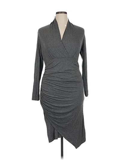 Pre-owned Venus Cocktail Dress In Gray