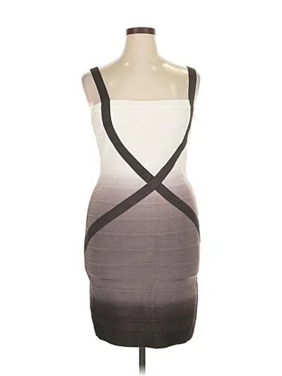 Pre-owned Venus Cocktail Dress In Gray