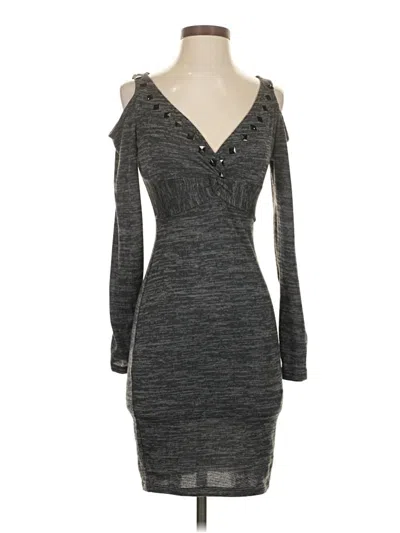 Pre-owned Venus Cocktail Dress In Gray