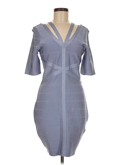Pre-owned Venus Cocktail Dress In Gray