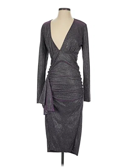 Pre-owned Venus Cocktail Dress In Gray