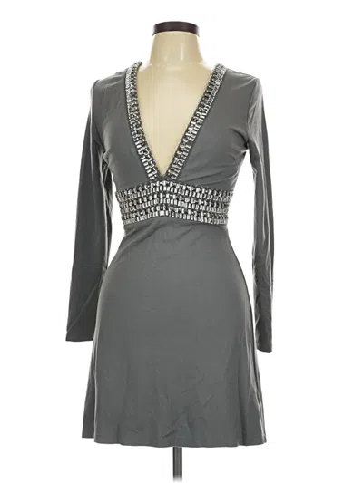 Pre-owned Venus Cocktail Dress In Gray