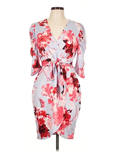 Pre-owned Venus Cocktail Dress In Gray
