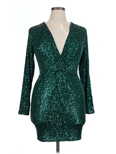 Pre-owned Venus Cocktail Dress In Green