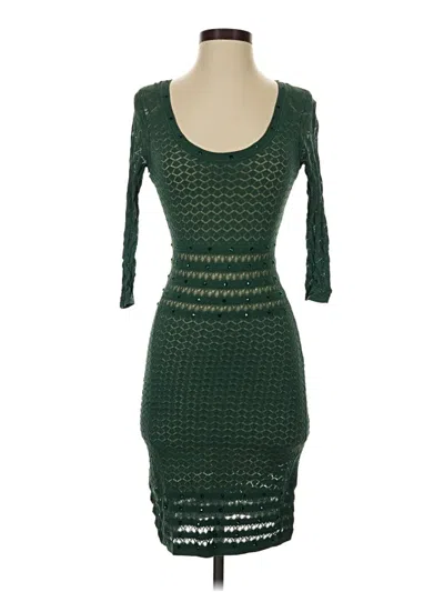 Pre-owned Venus Cocktail Dress In Green