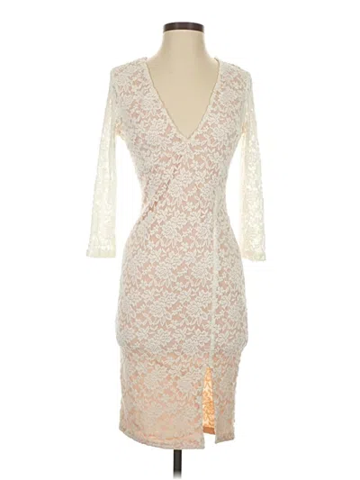 Pre-owned Venus Cocktail Dress In Ivory