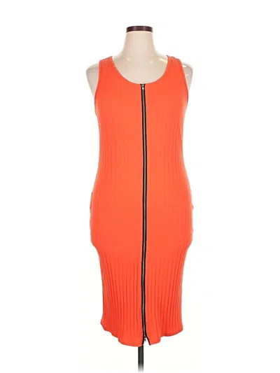 Pre-owned Venus Cocktail Dress In Orange
