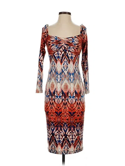 Pre-owned Venus Cocktail Dress In Orange