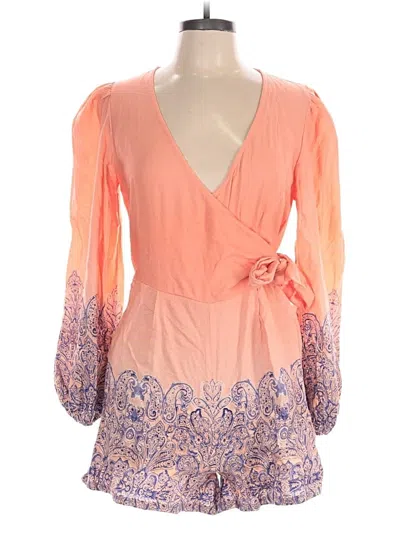 Pre-owned Venus Cocktail Dress In Orange