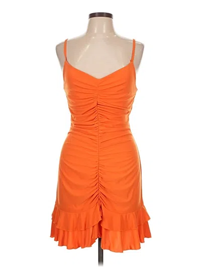 Pre-owned Venus Cocktail Dress In Orange