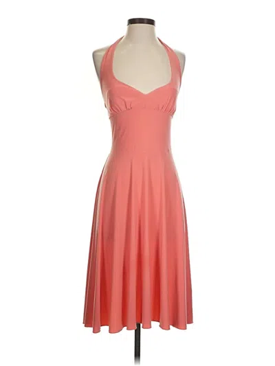 Pre-owned Venus Cocktail Dress In Orange