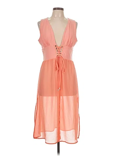 Pre-owned Venus Cocktail Dress In Orange