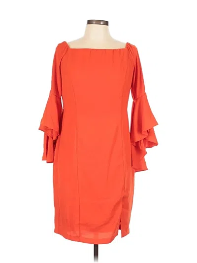 Pre-owned Venus Cocktail Dress In Orange