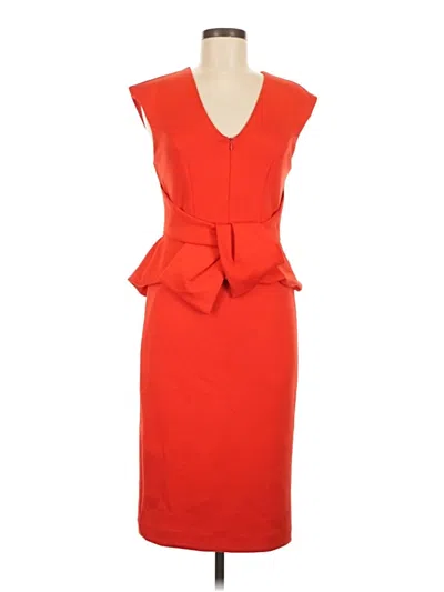 Pre-owned Venus Cocktail Dress In Orange
