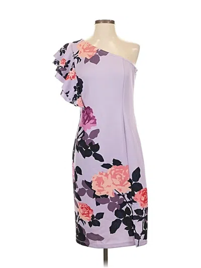 Pre-owned Venus Cocktail Dress In Purple