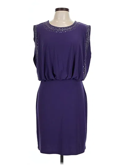 Pre-owned Venus Cocktail Dress In Purple