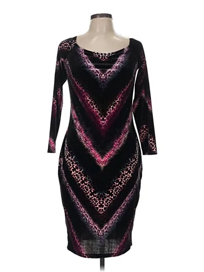 Pre-owned Venus Cocktail Dress In Purple