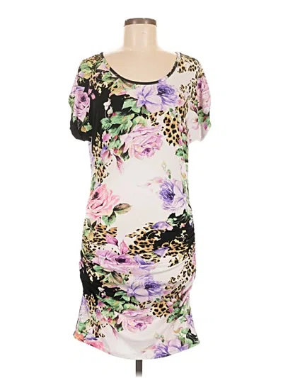 Pre-owned Venus Cocktail Dress In Purple