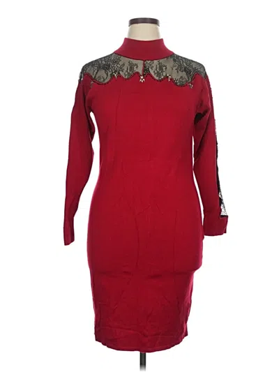 Pre-owned Venus Cocktail Dress In Red