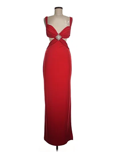Pre-owned Venus Cocktail Dress In Red