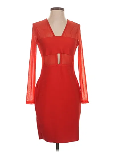 Pre-owned Venus Cocktail Dress In Red
