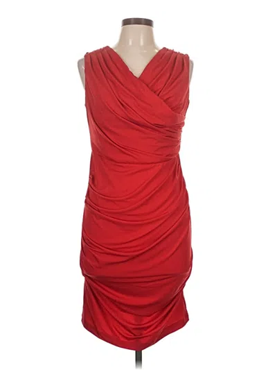 Pre-owned Venus Cocktail Dress In Red