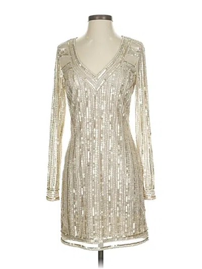 Pre-owned Venus Cocktail Dress In Silver