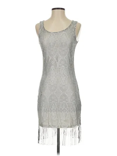 Pre-owned Venus Cocktail Dress In Silver
