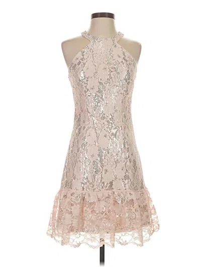 Pre-owned Venus Cocktail Dress In Silver