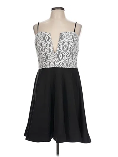 Pre-owned Venus Cocktail Dress In Silver
