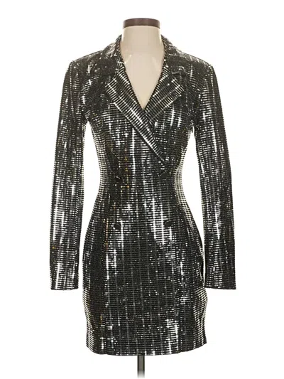 Pre-owned Venus Cocktail Dress In Silver