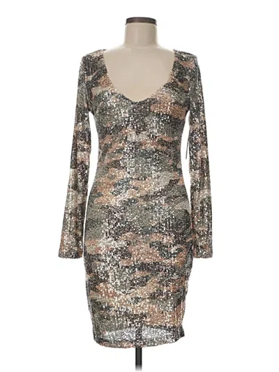 Venus Cocktail Dress In Silver