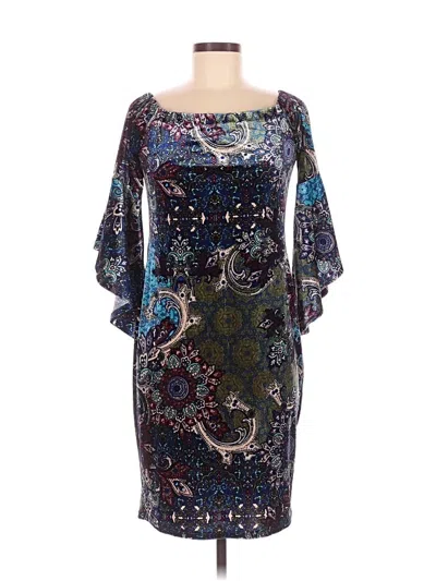 Pre-owned Venus Cocktail Dress In Teal