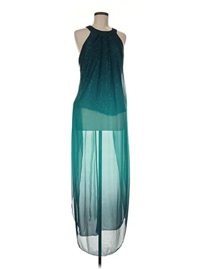 Pre-owned Venus Cocktail Dress In Teal