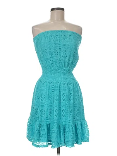 Pre-owned Venus Cocktail Dress In Teal