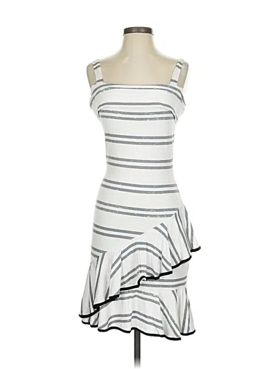 Pre-owned Venus Cocktail Dress In White